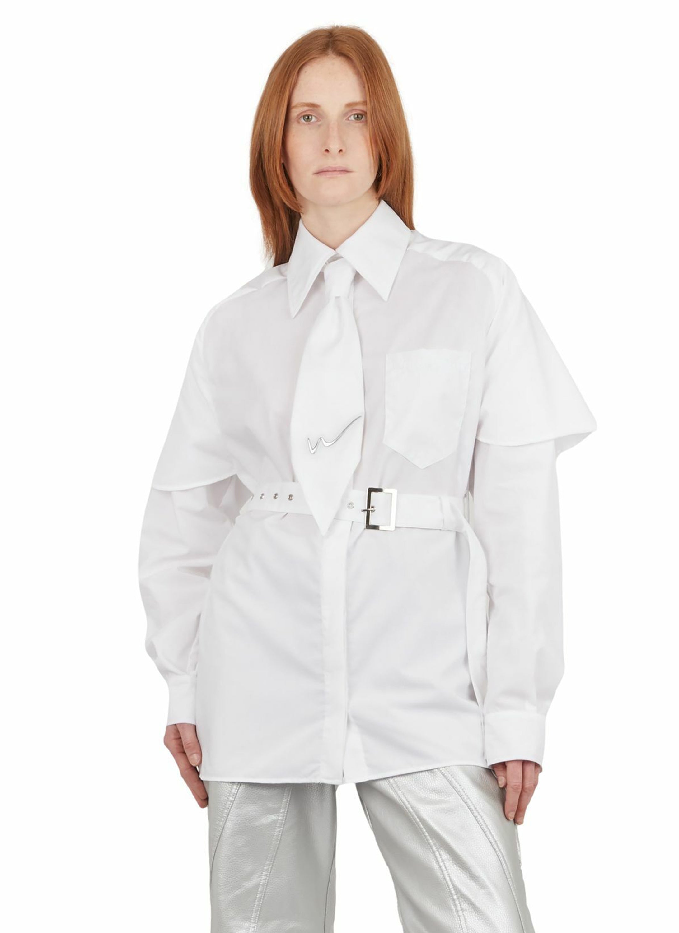 FITTED CAPED SHIRT