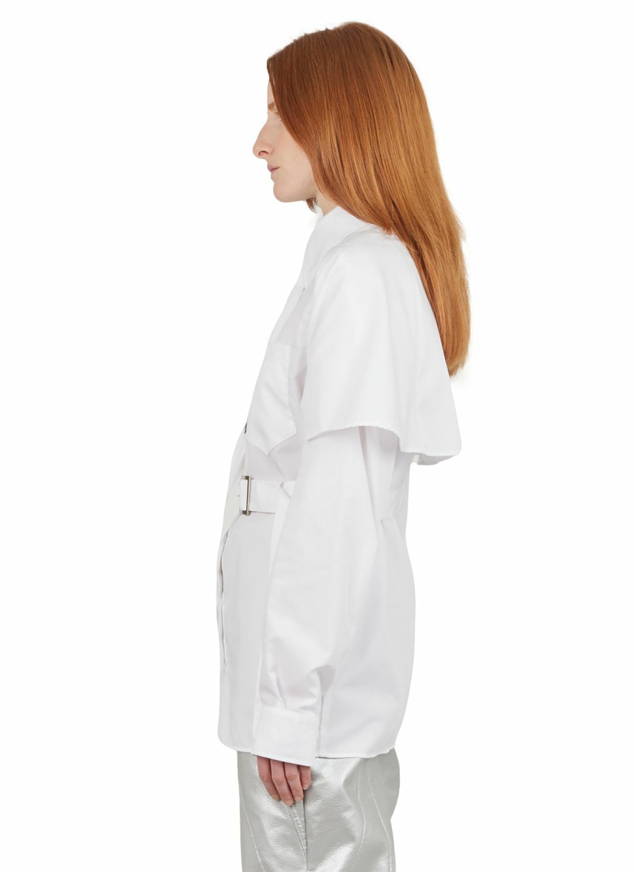 FITTED CAPED SHIRT