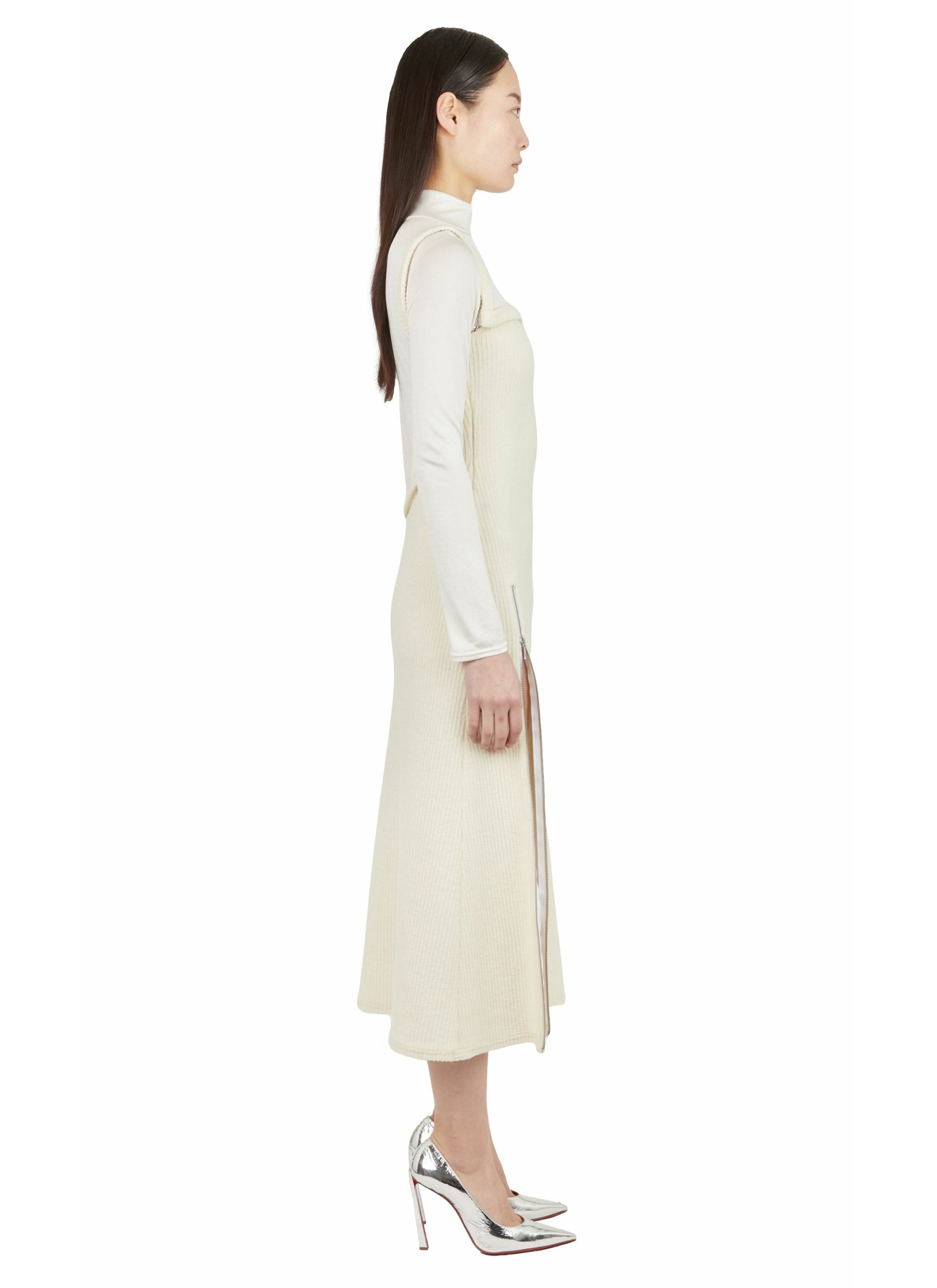 HIGH-NECK LONG DRESS