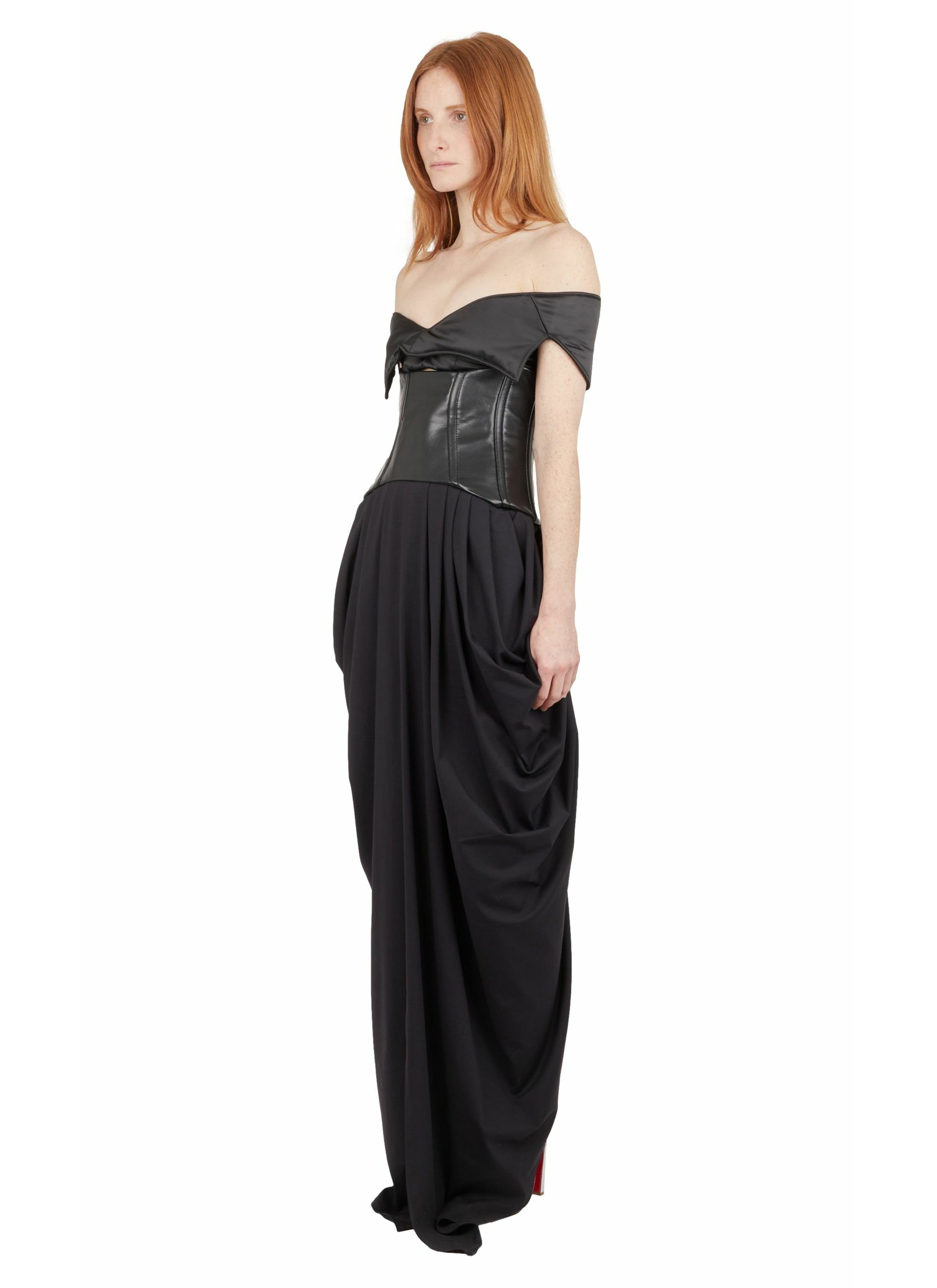 CORSET DRAPED SKIRT